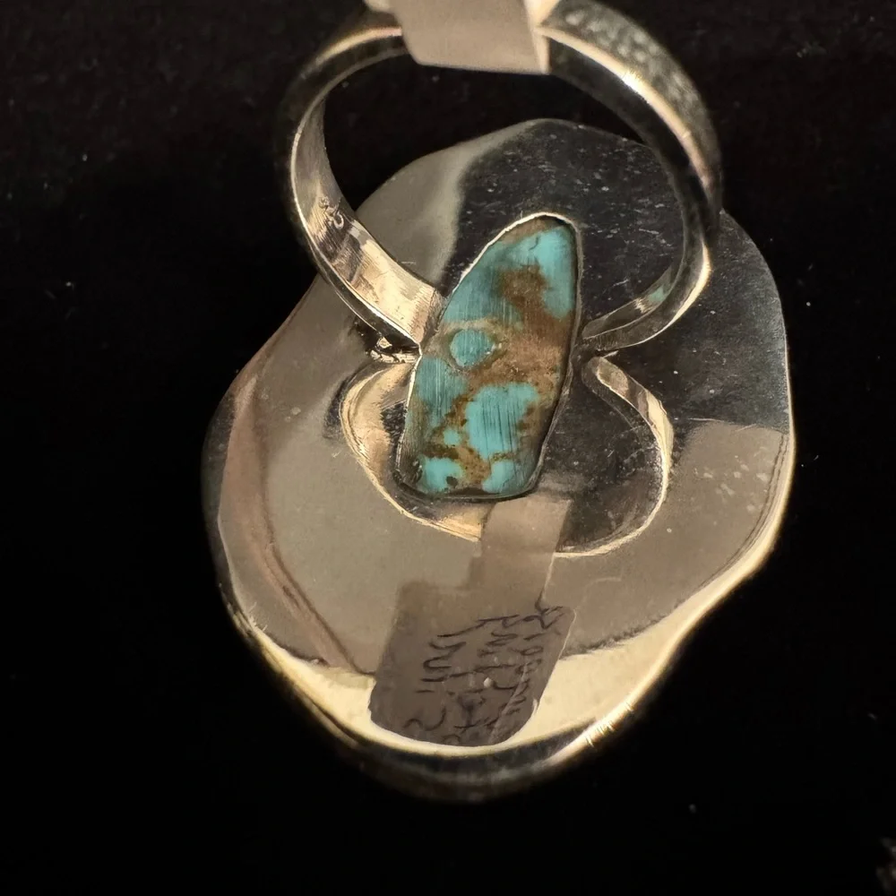 Sterling Silver‎ and Turquoise Statement Ring